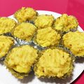海彼方's cooksnap of when they made 簡単トースターでスイートポテト♬.