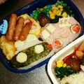 ぺこぽこちょん's cooksnap of when they made 遠足☆トミカの働く車☆キャラ弁☆.