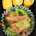 風花☆'s cooksnap of when they made お弁当に♡青梗菜とハム炒め.