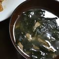 ha♡'s cooksnap of when they made ワカメとツナの韓国風スープ.