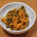 リスのしっぽ's cooksnap of when they made かぼちゃの胡麻きんぴら☆.