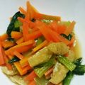 津田未来's cooksnap of when they made 小松菜と油揚げの煮びたし♪.