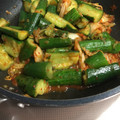 ごめっきー's cooksnap of when they made 簡単☆キムチときゅうりの炒め物.