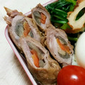 myとんすけ's cooksnap of when they made 焼肉のタレで豚ごぼうの肉巻き照り焼き♪.