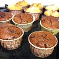 nasubeam's cooksnap of when they made しっとり〜チョコバナナマフィン.