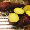 黒ごまきなこちゃん's cooksnap of when they made 小さな焼きいもの作り方・レンジでチン！.