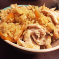 yuz0ema's cooksnap of when they made 玄米でもちもち♡鶏ゴボウの炊き込みごはん.