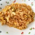 なてう's cooksnap of when they made 美味すぎる！豚キムチャーハン☆.