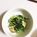 ♡Koshi♡'s cooksnap of when they made 水菜としいたけのごまだれあえ.
