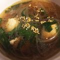 どこでもいっしょ's cooksnap of when they made 【簡単】鶏だんご入り春雨スープ.