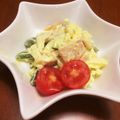 Superlittleboo's cooksnap of when they made スナップエンドウとたまごのサラダ.