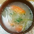 湊ひぃろ's cooksnap of when they made ダシダでこっくり冬瓜と鶏団子煮.