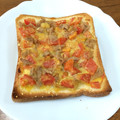ままばなな1020's cooksnap of when they made ＊からしマヨdeツナとトマトのトースト＊.