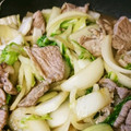 幸ニャンコ's cooksnap of when they made 豚肉と白菜のソース風味炒め.