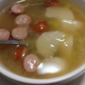 ooゆなoo's cooksnap of when they made カブとソーセージのチーズスープ.