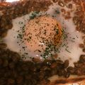 ＊にょにょん＊'s cooksnap of when they made ネバネバ納豆エッグトースト.