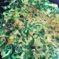 yumaii's cooksnap of when they made もっちり簡単出汁ねぎ焼き.