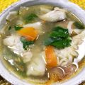 栄養士のつっちー's cooksnap of when they made 海老ワンタンと野菜の具だくさんスープ.