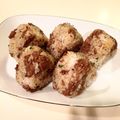 クックEBXFTK☆'s cooksnap of when they made 豚の生姜焼きおにぎり.