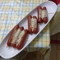 ラリー＆サラ's cooksnap of when they made ウィンナーの串チーズ焼き.