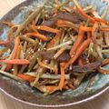 normalmodd's cooksnap of when they made きんぴらごぼう.