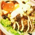 ガクココちゃん's cooksnap of when they made ■ランチドレッシングのサラダロコモコ丼■.
