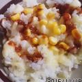 泉野あみ's cooksnap of when they made 余ったご飯でお好み焼き風ご飯♪.