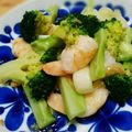 ジュスカ's cooksnap of when they made エビとブロッコリーの炒め.