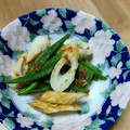 こっぺりあ's cooksnap of when they made 簡単副菜☆おくらとちくわのおかか和え.