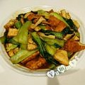 くまポン3's cooksnap of when they made チンゲンサイと厚揚げのピリ辛炒め.
