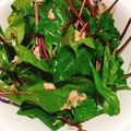 はるシェフ's cooksnap of when they made サラダほうれん草のサラダ.