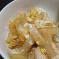ららりらろ's cooksnap of when they made 麺つゆで簡単！親子丼！.