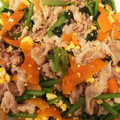 Ame1357's cooksnap of when they made 簡単♪豚肉と小松菜のふんわり中華風炒め.