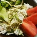 おざゆみ's cooksnap of when they made キャベツと蒸し鶏のゴママヨサラダ.