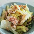 クルパンツ's cooksnap of when they made ささみと春キャベツの梅おかかサラダ.
