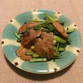 ばにらい's cooksnap of when they made 簡単！豚もも肉にかぶの葉添えて☆.