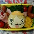 やまfam0610's cooksnap of when they made キャラ弁～トムニャン.