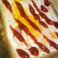 ぽんぷー's cooksnap of when they made ハムエッグトースト.