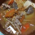 ♪らぶ's cooksnap of when they made 【汁物】秋の味覚凝縮♡具だくさん豚汁.