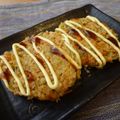 ノチアチ's cooksnap of when they made 残りご飯でお好み焼き♪.