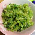 夕飯は６時です's cooksnap of when they made 常備菜！かぶの葉de味噌炒め（よごし）♪.