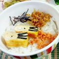 SP♪'s cooksnap of when they made 卵１個で♪お弁当にウッドストック.