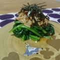 ダイナマイト漆黒's cooksnap of when they made ほうれん草 なめ茸合え.