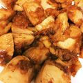 クックPIHA91☆'s cooksnap of when they made ゴボウと鶏天の甘辛☆.