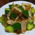 wkwkp's cooksnap of when they made 豚肉ときゅうりの梅肉さっぱり炒め.