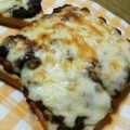 チョイコ's cooksnap of when they made チリコンカンピザトースト.