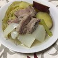 fujiko2000's cooksnap of when they made 塩豚で☆あったか土鍋ポトフ♪.