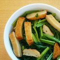 シナモシナモ's cooksnap of when they made 小松菜とさつま揚げの焼きびたし.