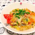 YUH♡ママ's cooksnap of when they made 子供大好き☆白菜糸こんの煮物.