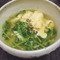 クック7ZTXZE☆'s cooksnap of when they made 豆苗の卵スープ.